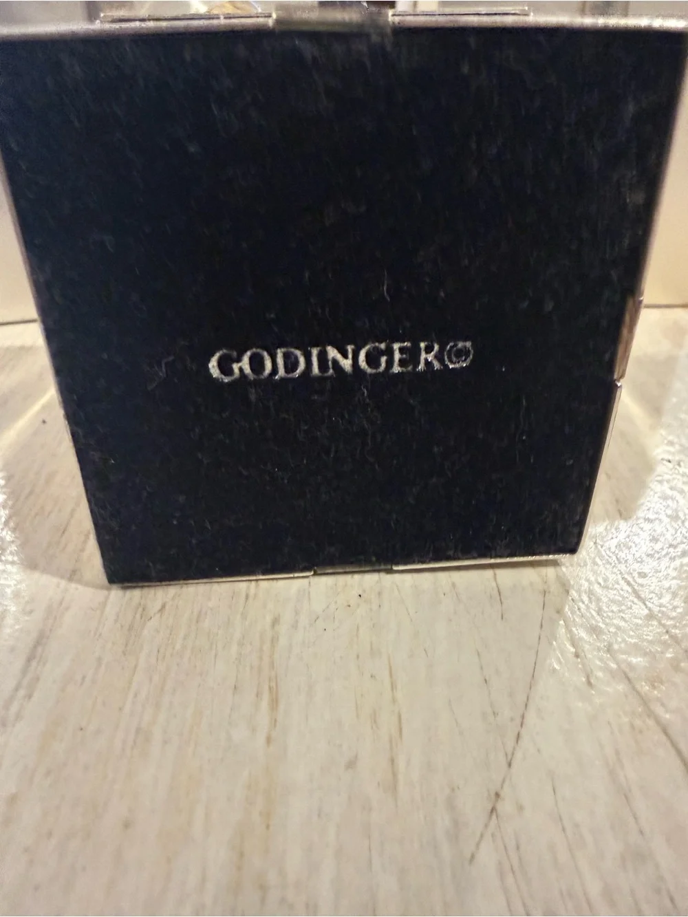 Vintage Set of 3 Godinger Holiday Wrapped Present Gift Box Candle Holders